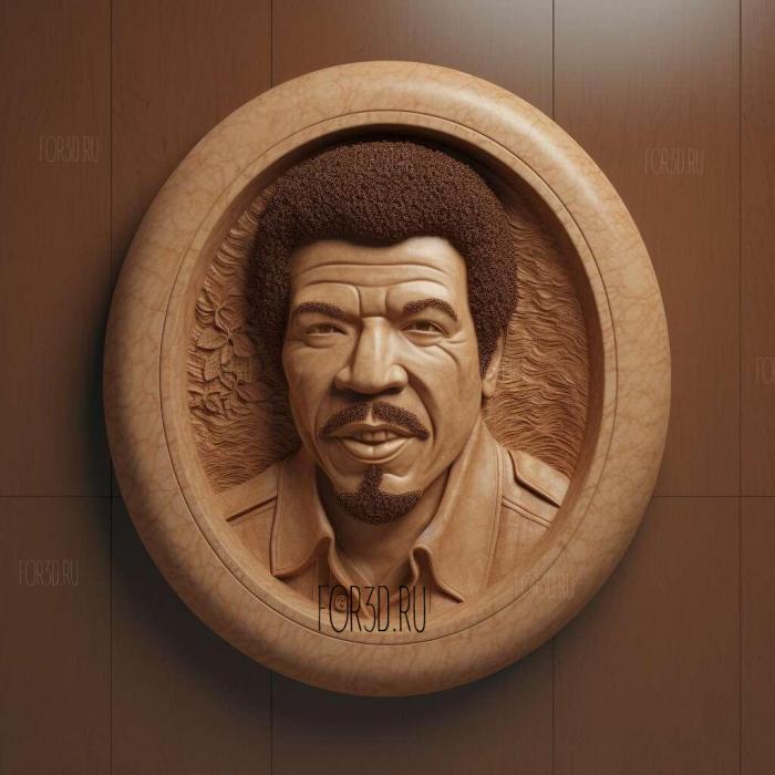 Lionel Richie 4 stl model for CNC